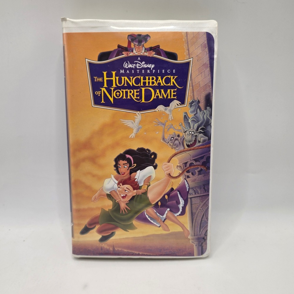 Disney Hunchback of Notre Dame VHS Masterpiece Collection 1996 Clamshell 7955 G